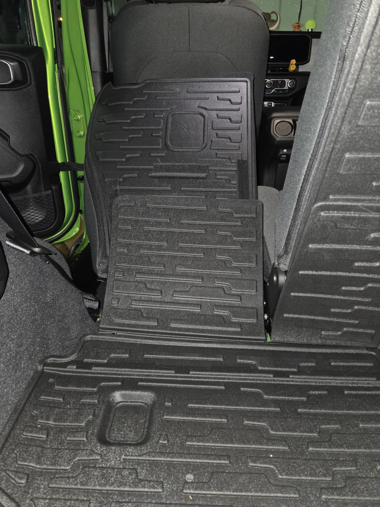 Cargo Liners for 2021-2025 Cadillac Escalade ESV 7 Passenger 3rd Row Trunk Mat with Seat Back Cover Accessories, All Weather Rear Cargo Mat Backrest Protector(Only for ESV Model) customer photo 2