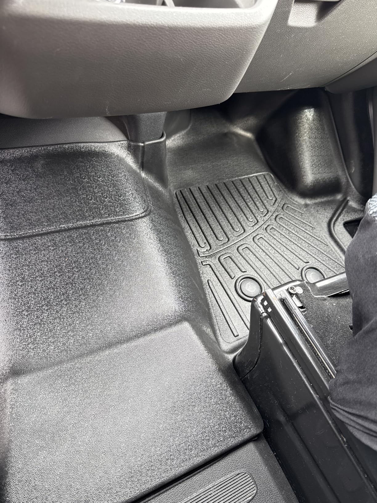 YonMeoo Floor Mats & Cargo Liner for Chevrolet Chevy Traverse 2024-2026 & GMC Acadia 2024-2026 & Buick Enclave 2025-2026 7-Seat Bucket Chairs All Weather TPE Set, Door Sill Protectors, Black Accessories customer photo 2