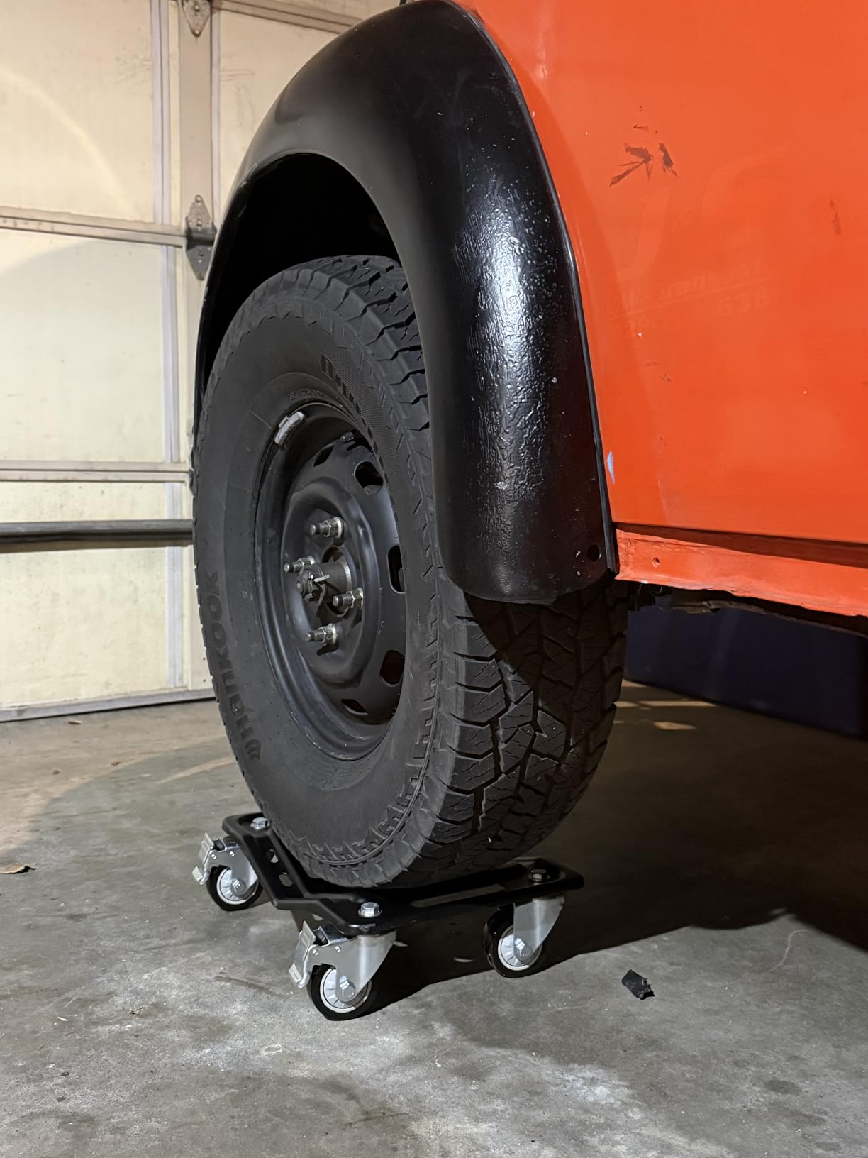 KEDSUM Car Dolly Set of 4, 6000 LBS Heavy Duty Car Wheel Dolly, High-tensile Structural Steel & Reinforced Rib Design for Moving Cars, Trailers, SUV, Motorcycles and Boats customer photo 3