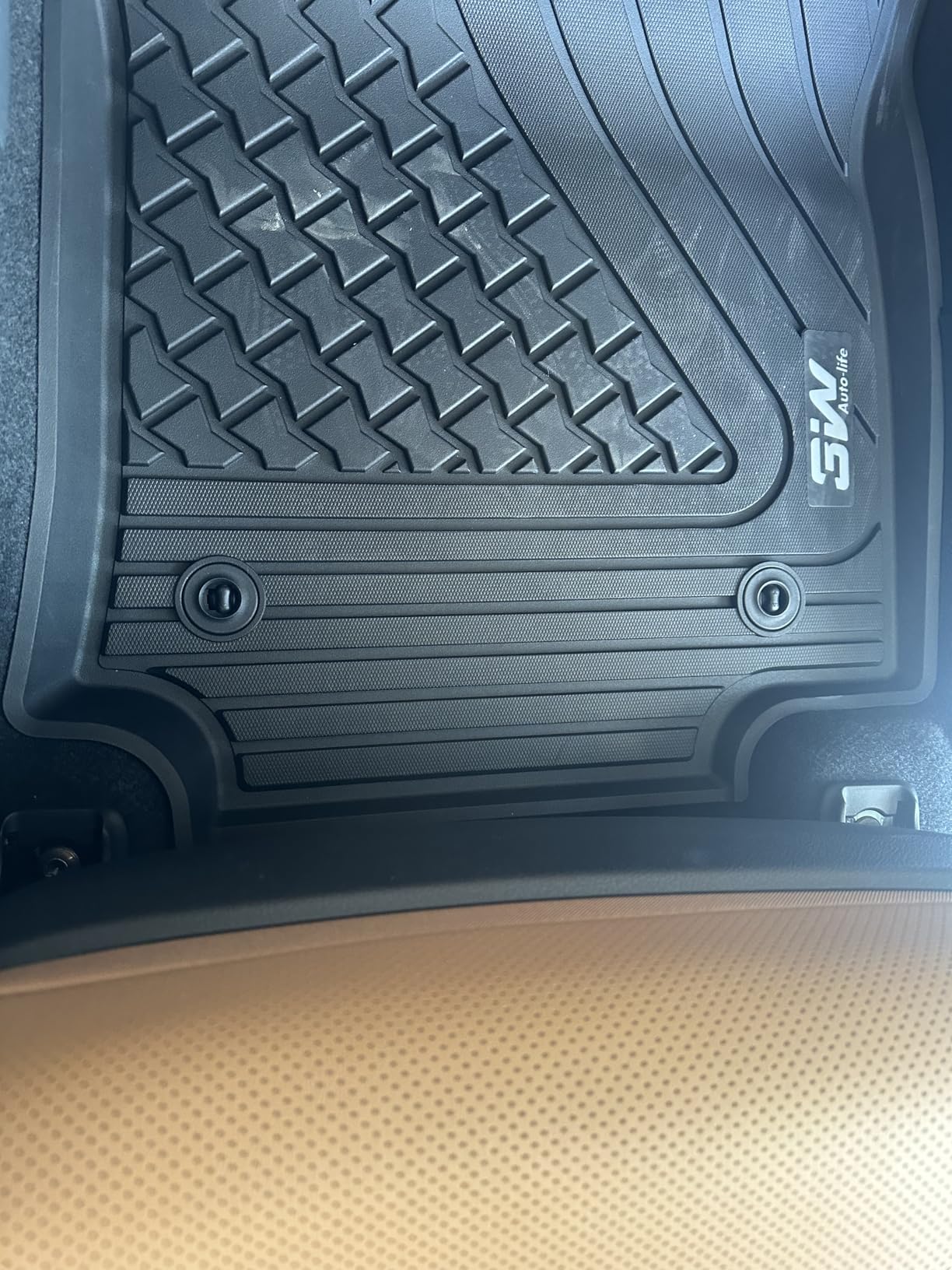 3W Floor Mats & Cargo Liner with Backrest Mats for 2025-2020 Kia Telluride 7&8 Seats, TPE All Weather Custom Fit Floor Liners with Full Set Kia Telluride Floor Mats & Trunk Mats Accessories, Black customer photo 2