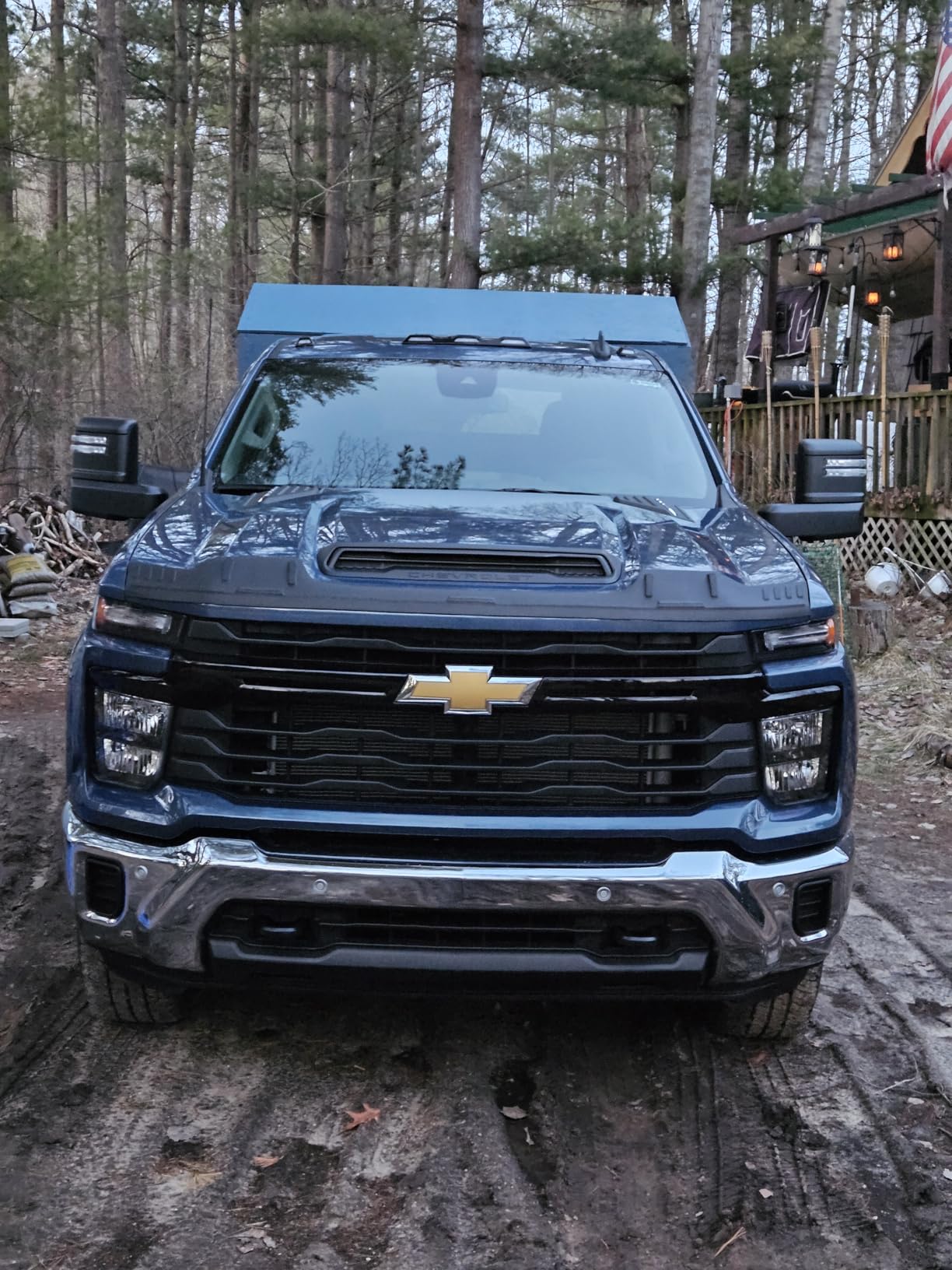 TripleAliners Hood Deflector Protector Compatible with 2019-2025 2026 Chevy Silverado1500 Accessories Hood Protector TPE Bug Deflector Shield Replacement(No for ZR2, Custom Trail Boss & LT Trail Boss) customer photo 1