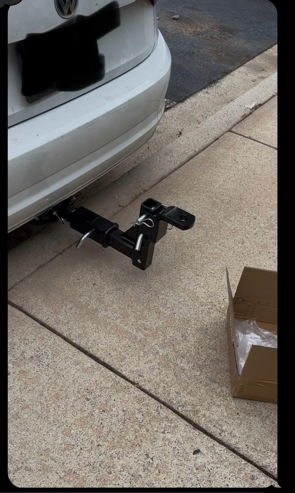 Orion Motor Tech Trailer Hitch Ball Mount, Adjustable Tow Hitch for 2