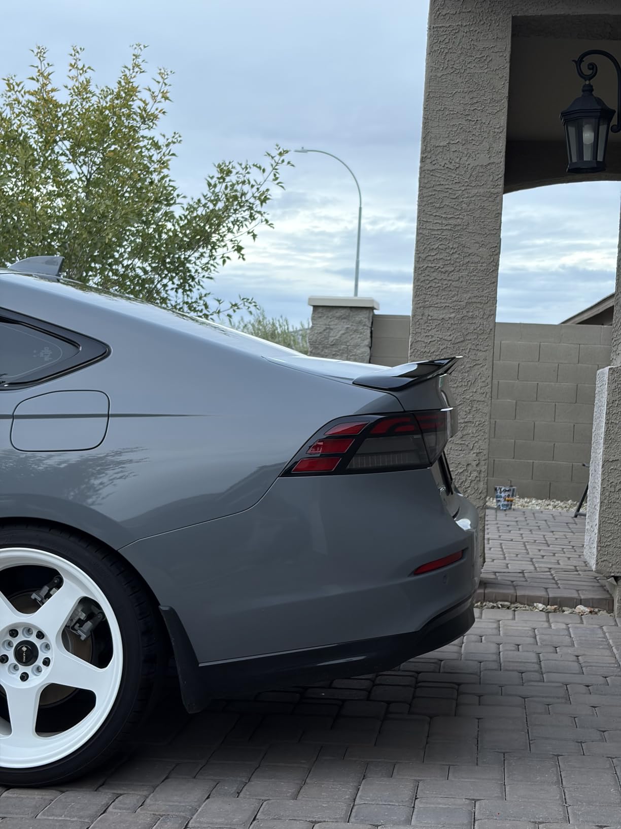 Rear Trunk Lip Spoiler R Style Highkick Wing Compatible with 11th Gen Honda Accord LX/EX/Hybrid Sport/Prime 2023-2025 Sedan Accessories (Gloss Black) customer photo 2