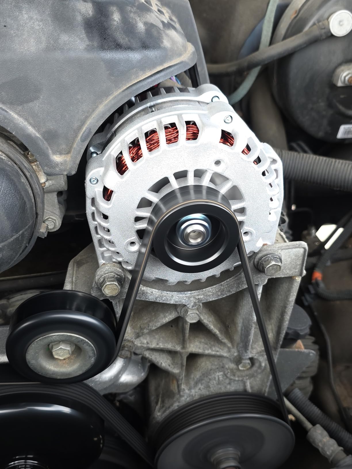 8301N Alternator 160Amp High Output Compatible with 2007-2014 GMC Yukon, Sierra, Chevy Tahoe, Suburban, Silverado 1500/2500, Avalanche, Cadillac Escalade, Replace# 15093928,15905871, ADR0369 customer photo 2