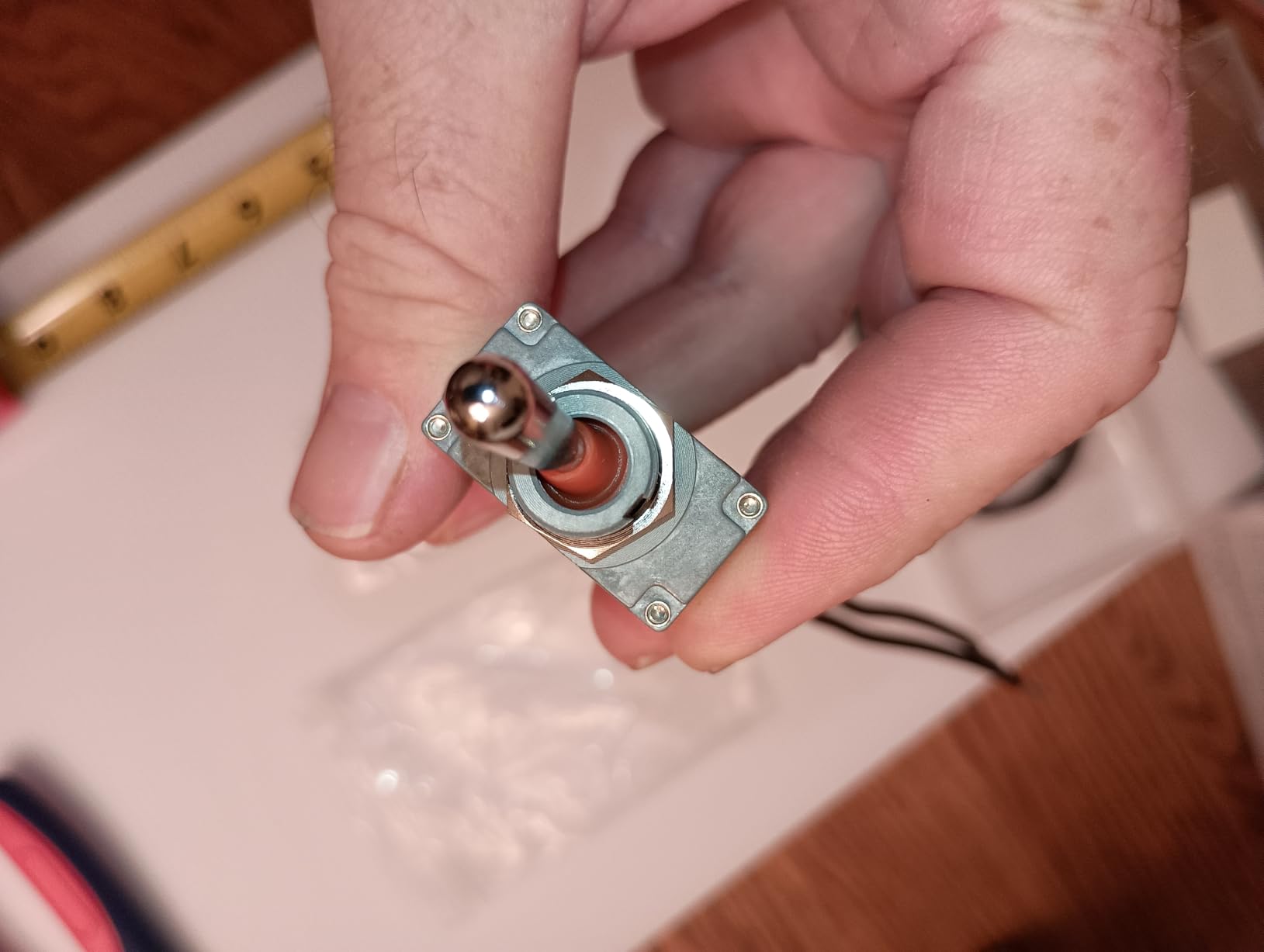 DaierTek Toggle Switch 12V - IP68 Waterproof Pre-Wired SPST ON-Off Switch, Heavy Duty 12V DC 30A / 125V AC 20A Latching Rocker Switch, Fit for Car, Boat, and Marine Applications -2 Pack customer photo 1