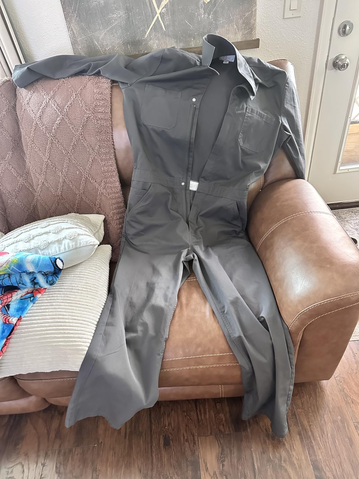 Amazon Basics Men's Long Sleeve Workwear Coveralls customer photo 1