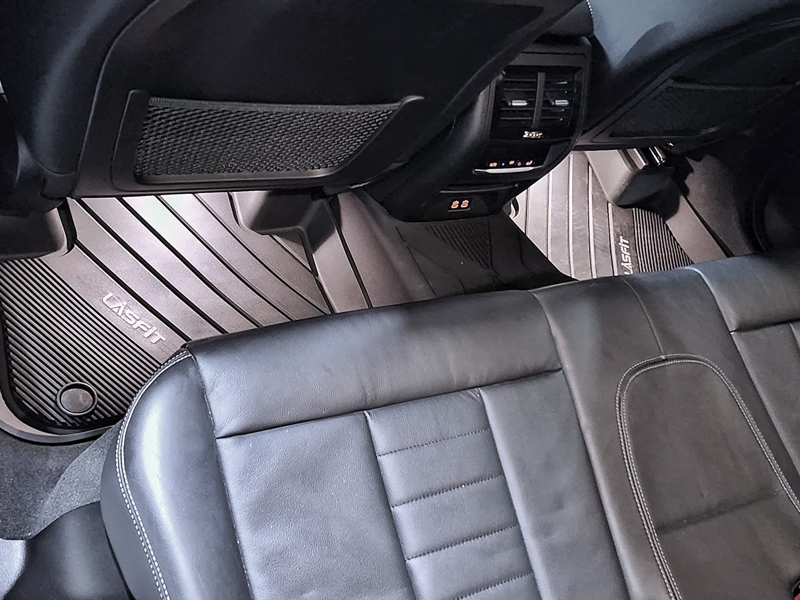 LASFIT Floor Mats for Mercedes Benz & Dodge Sprinter 2500/3500 2007-2018 | Fit for Cargo Van (Not Fit Passenger & Crew Van), All-Weather TPE Non-Slip 1st Row with Aisle Liner customer photo 1