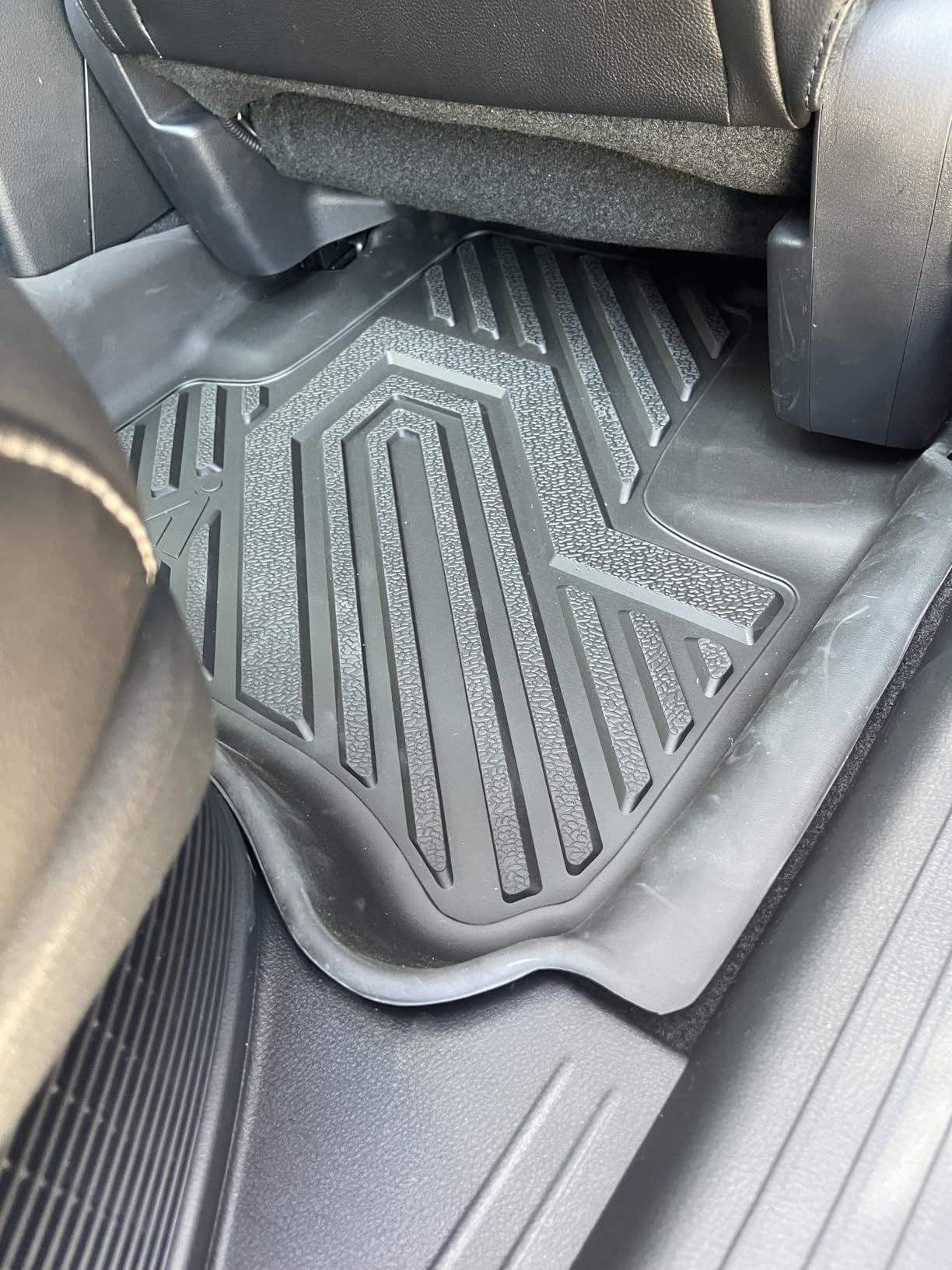 LASFIT Floor Mats & Backrest Mats & Cargo Mat for Hyundai Palisade 7/8 Seats 2026 (Only Fit Gas), All Weather TPE Custom Fit Car Mats Floor Liners for Palisade, Full Set Mats Accessoires, Black customer photo 1