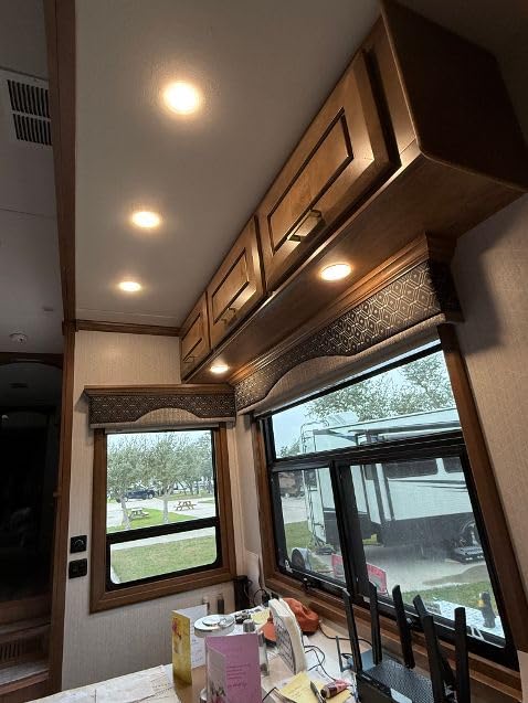 GZV 12V Dimmer Switch, 200W PWM Dimmer Switch - Adjustable Brightness for LED, Halogen, Incandescent & Strip Lights - Compatible with RV, Auto, Truck, Marine, Black, 2Pack customer photo 2