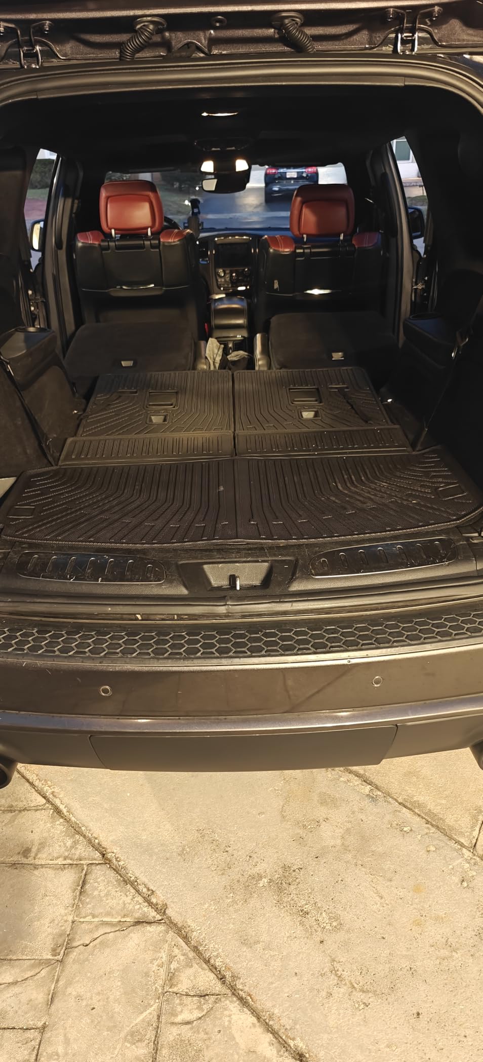 Cargo Mat & Backrest Mat Fits for Chevy Traverse 2024-2026 & GMC Acadia 2024-2026 & Buick Enclave 2025-2026 (7/8 Seats) All Weather TPE Trunk Mat customer photo 1