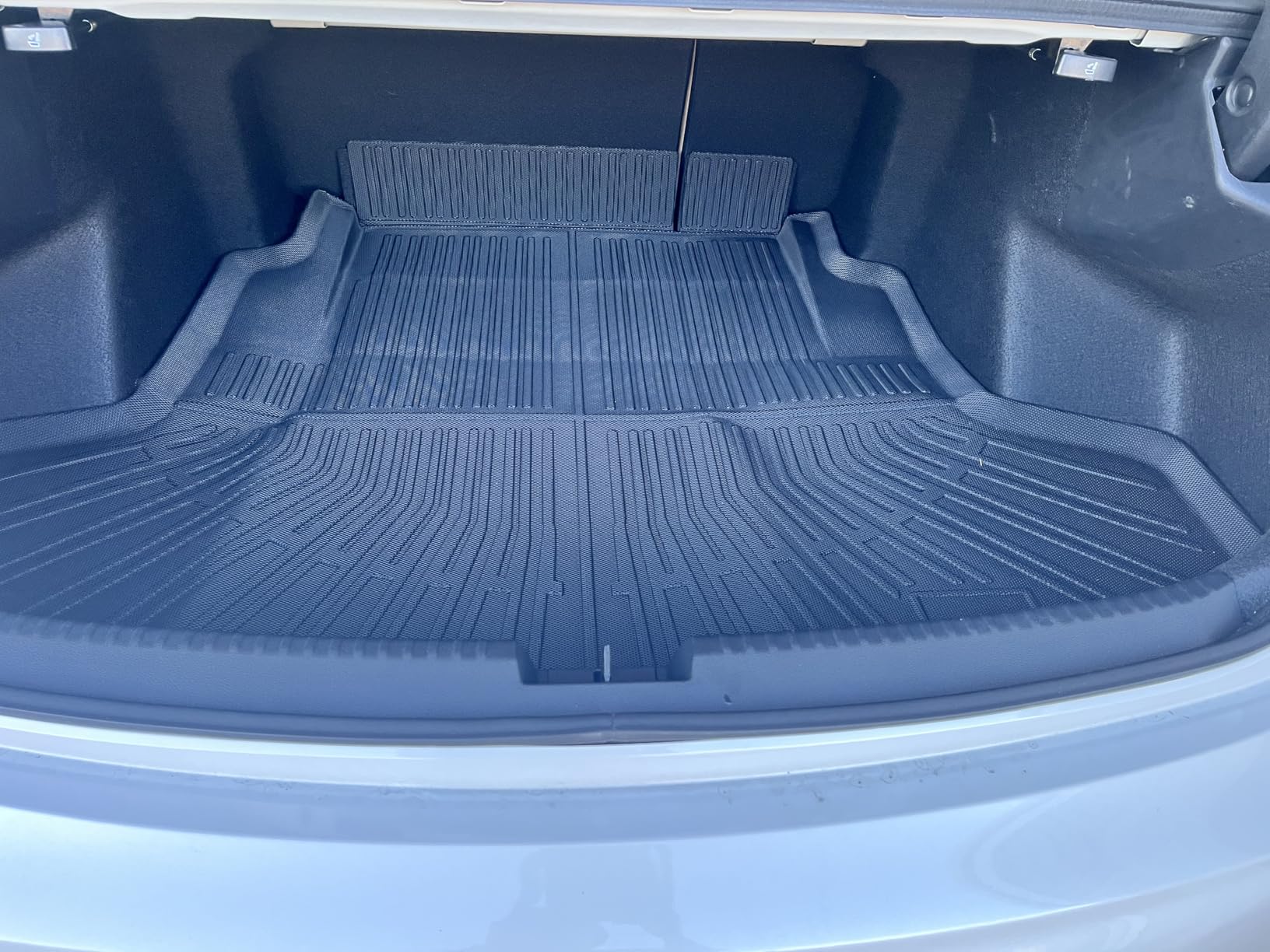 Trunk Liner for 2022-2025 Toyota Corolla Cross FWD 3D Custom Fit All-Weather TPE Material Waterproof Car Cargo Liner Mat, Black customer photo 1