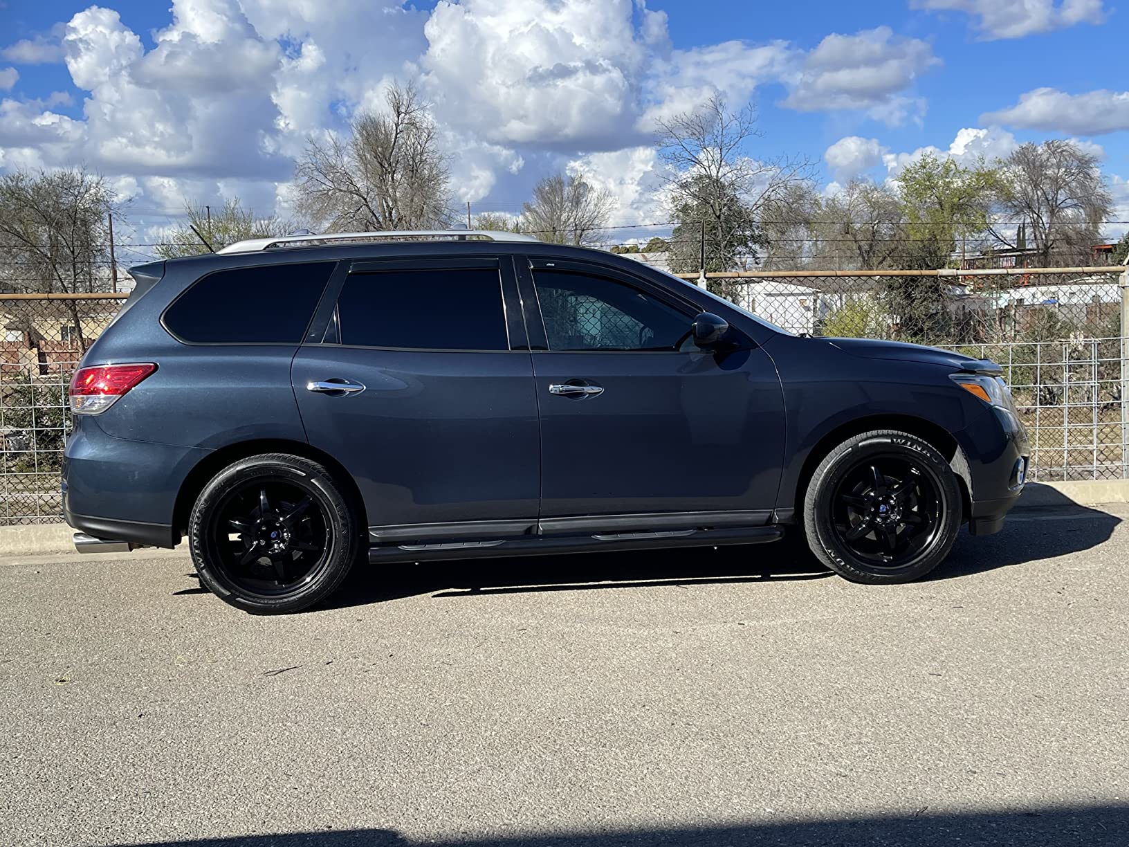 Auto Dynasty Running Boards Compatible with 2013-2020 Nissan Pathfinder, Stainless Steel Side Step Rail Nerf Bars, 6.5