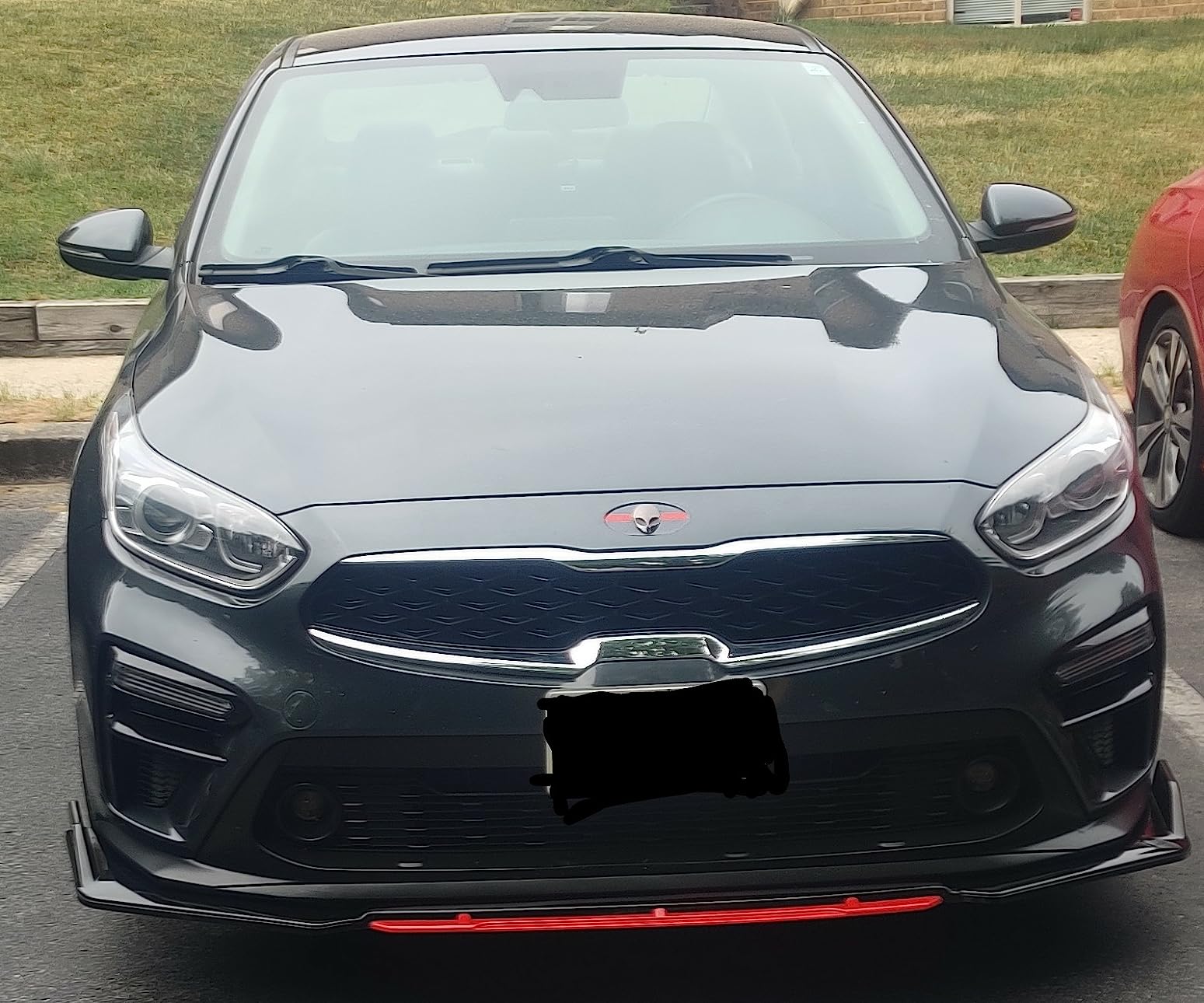 JMTBNO Universal Front Bumper Lip Splitter,Car Front Lip Spoiler Body Kit Compatible with Honda Civic Chevy Camaro VW Golf Infiniti G37 Mitsubishi Lancer Mercedes Benz Dodge Challenger Nissan Altima customer photo 2