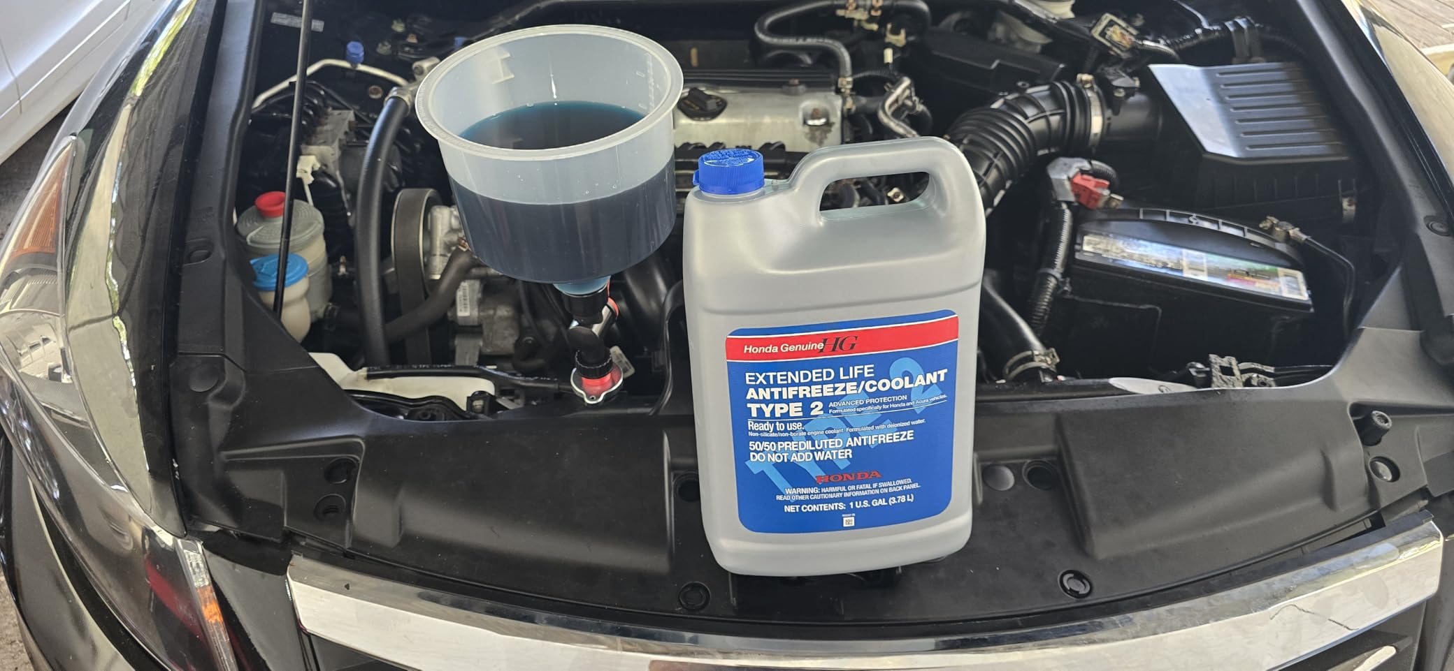 Honda Genuine Extended Life Antifreeze/Coolant Type 2, 50/50 Pre-Diluted, 1 Gallon customer photo 1
