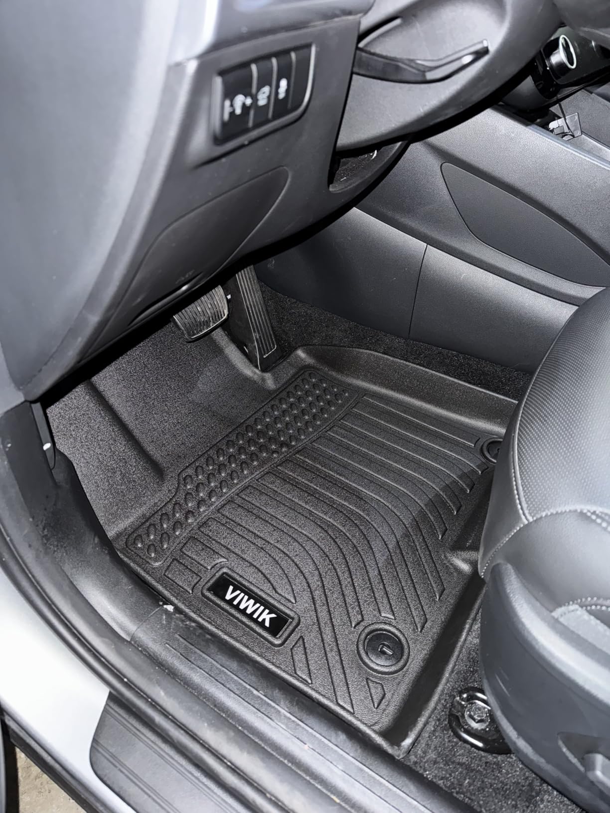 VIWIK Floor Mats for Hyundai Santa Fe Hybrid 2021-2023 - All Weather Protection, Custom Fit 1st & 2nd Row, TPE, Non-Slip, Waterproof customer photo 2