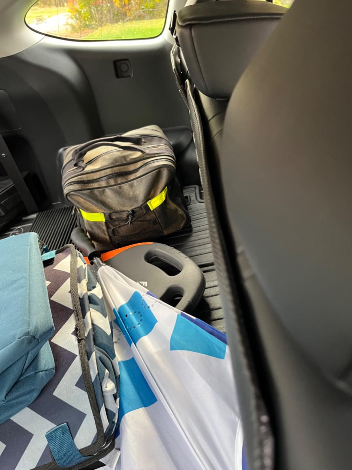 Backrest Mats & Cargo Liner Compatible for 2022-2025 Toyota Corolla Cross Trunk Mat seat Back Cover for Corolla Cross 2022-2025 Accessories (Only Fit SUV FWD Gasoline) customer photo 1