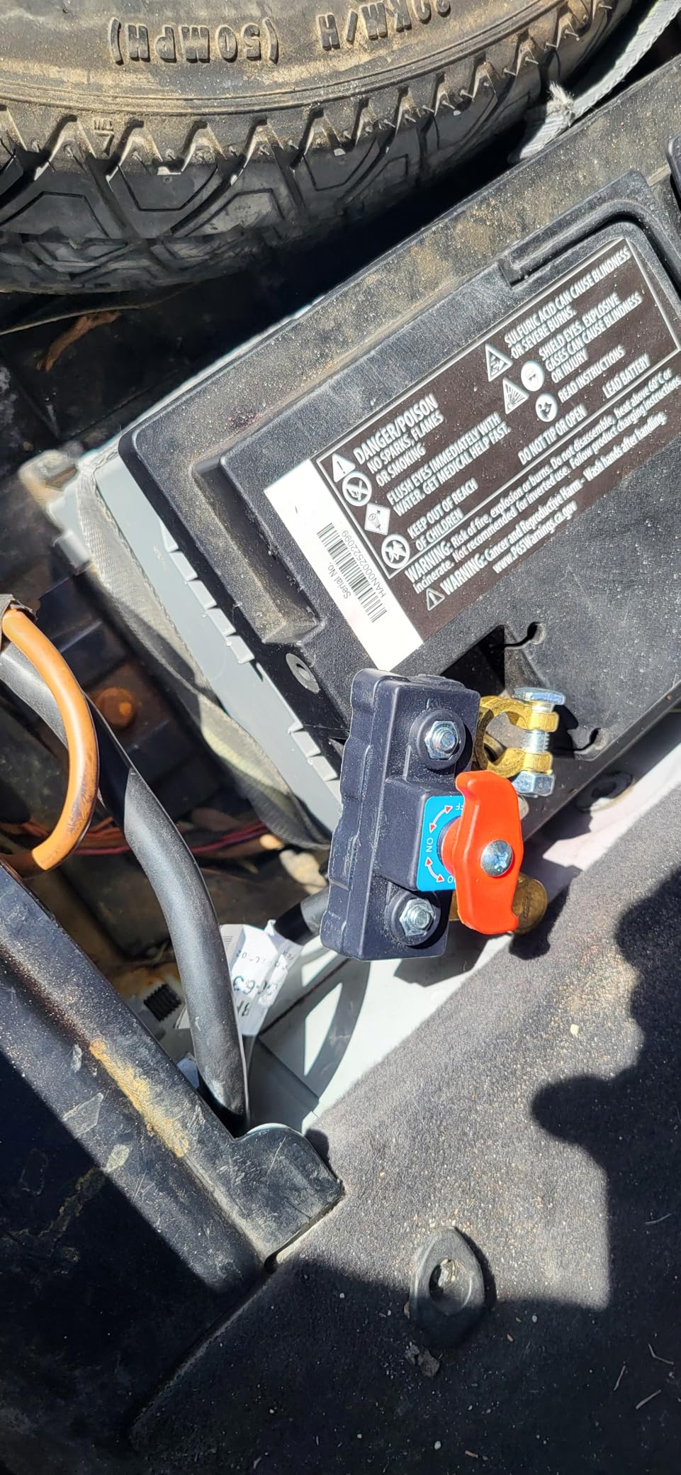 2PCS Car Battery Power Cut-Off Switch Breaker, Stable Transmission High Conductivity Pure Copper Disconnect Switch, Smart Car Battery Disconnect Switch for Boat Rv Car Truck Supplies customer photo 2