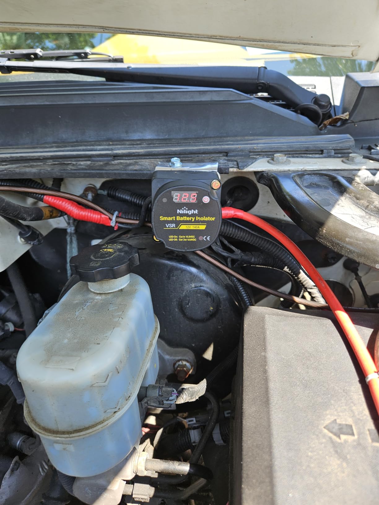 Nilight Dual Battery Isolator Kit Smart Adjustable 12V 140 AMP Auto Manual Voltage Sensitive Relay VSR Automatic Disconnect Switch Delay Setting Waterproof for Truck Car Van RV ATV UTV Marine Boat customer photo 2