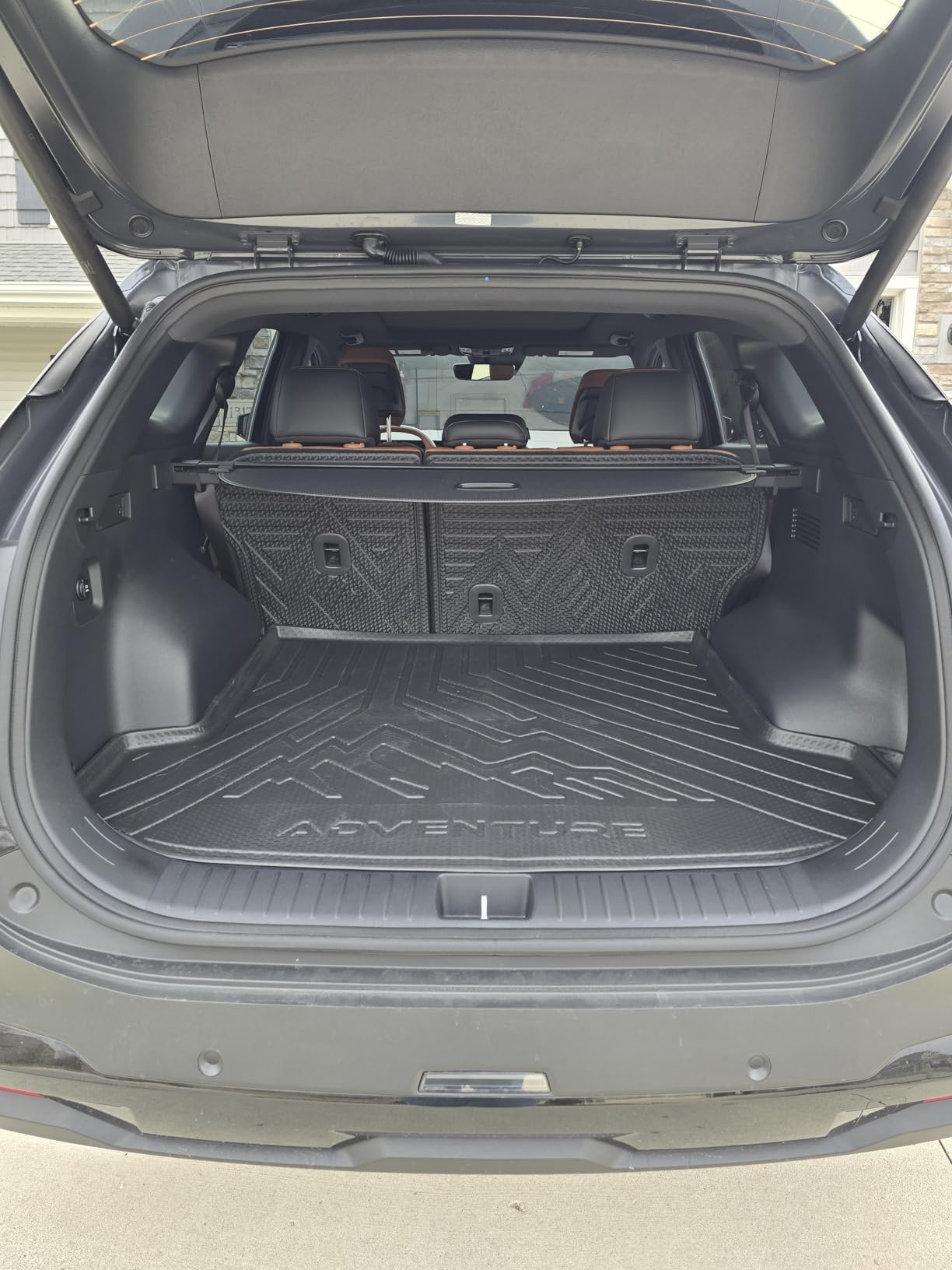 Mixsuper Cargo Liner for Chevy Suburban/GMC Yukon XL/Cadillac Escalade ESV 2015-2020, All Weather Cargo Mat Backrest Mat TPE Back Seat Cover Protector for Suburban Accessories customer photo 1