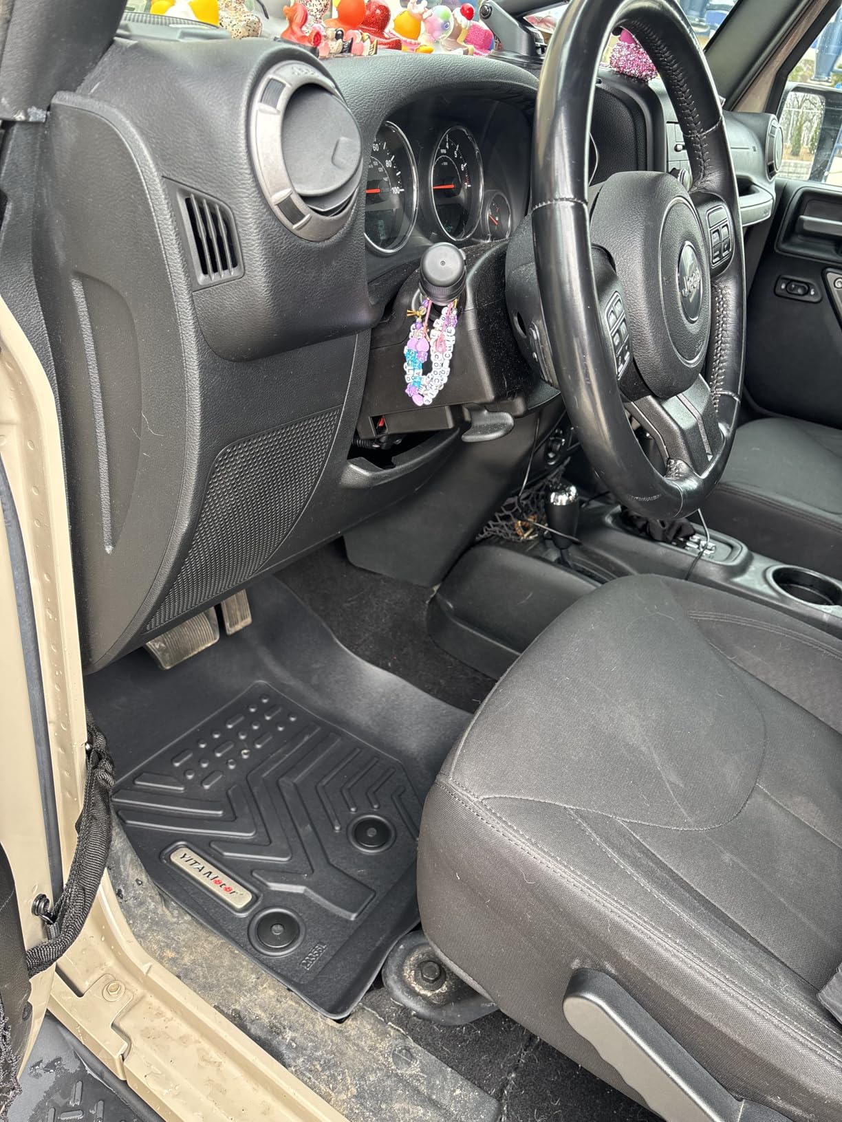 YITAMOTOR Floor Mats for Kia Telluride 7&8 Seats 2020-2025, Custom Fit All Weather TPE Rubber Mat, Kia Telluride Accessories Floor Liners Full Set, 1st & 2nd & 3rd Row & Backrest Mats & Cargo Liner customer photo 1