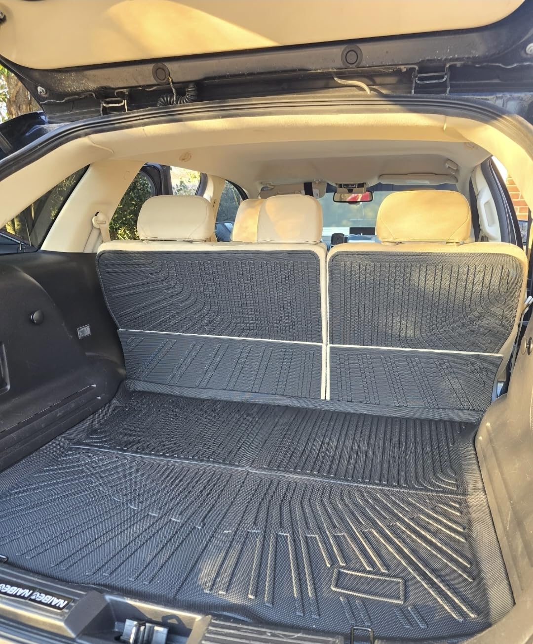 Naibeve Floor Mats for 2020-2025 Lincoln Aviator 6-Seater(Only Fit 6 Seats Second Row Without Center Console) - Floor Mats & 2nd Row Backrest Mats & Cargo Mat with 3rd Row Backrest Mats Accessories customer photo 1