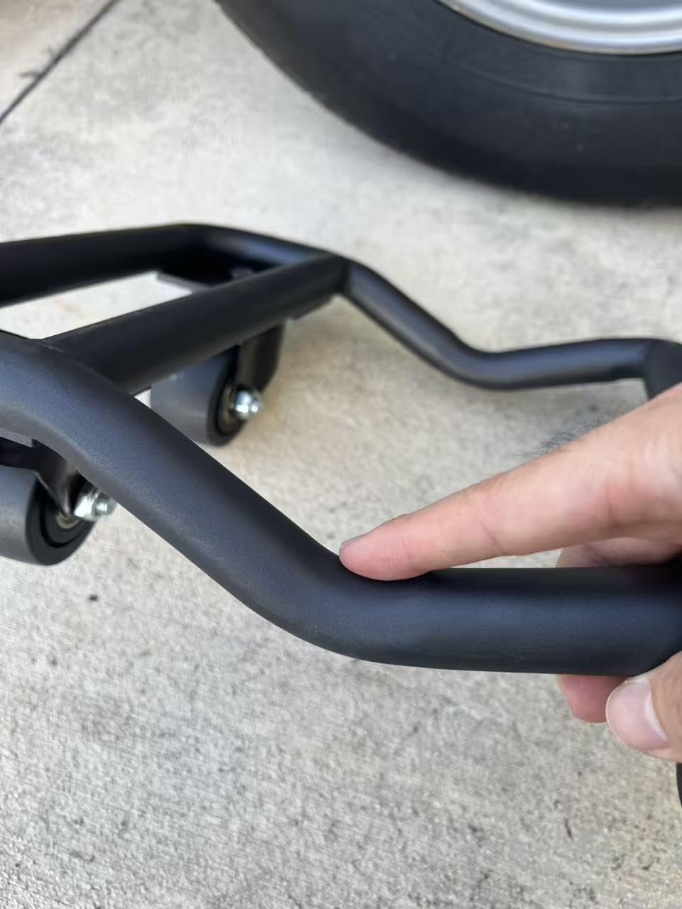 Car Dolly Set of 4, 9000 LBS Capacity Universal Vehicle Moving Dolly for Cars, SUVs, Motorcycles & Boats, Low-Profile Wheel Skates customer photo 2