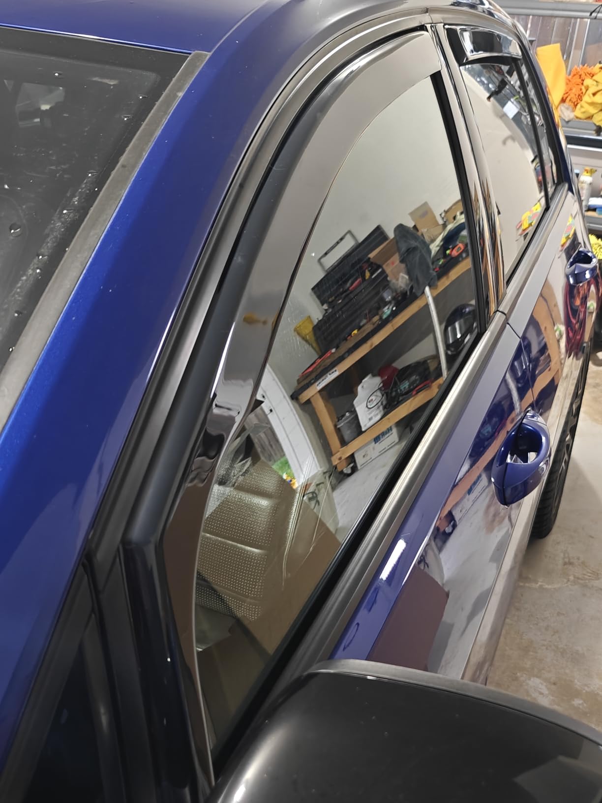 in Channel Window Visors Rain Guards Fit for Honda HR-V 2016 2017 2018 2019 2020 2021 2022, Smoke Vent Wind Deflectors Shades Shield, Exterior Car Accessories- 4PCS customer photo 2