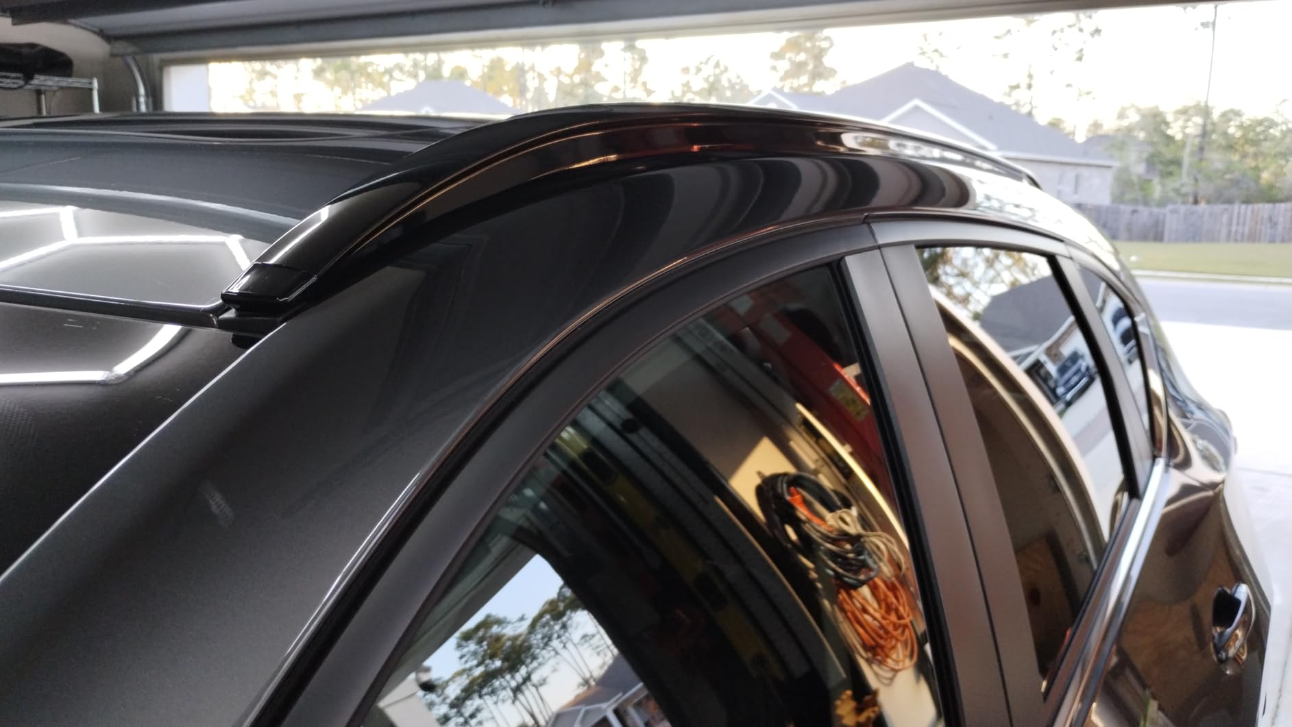 Snailfly Lockable Roof Rack Cross Bars for 2024 2025 2026 Mazda CX90 & CX-90 PHEV with Flush Side Rails, Heavy Duty Aluminum Crossbars, Rooftop Cargo Carrier Accessories for Kayaks Bikes Skis Canoes customer photo 1