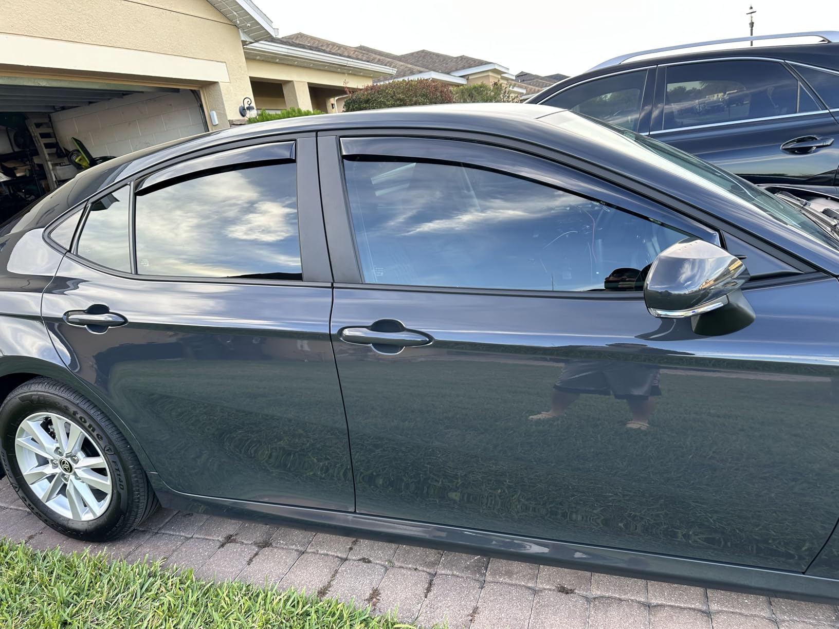in-Channel Window Rain Guards Fit for Toyota Camry 2025 2026, Extra Durable Window Visors Window Deflectors Vent Visors Vent Shades Car Accessories-4 pcs 2-Q14 customer photo 1