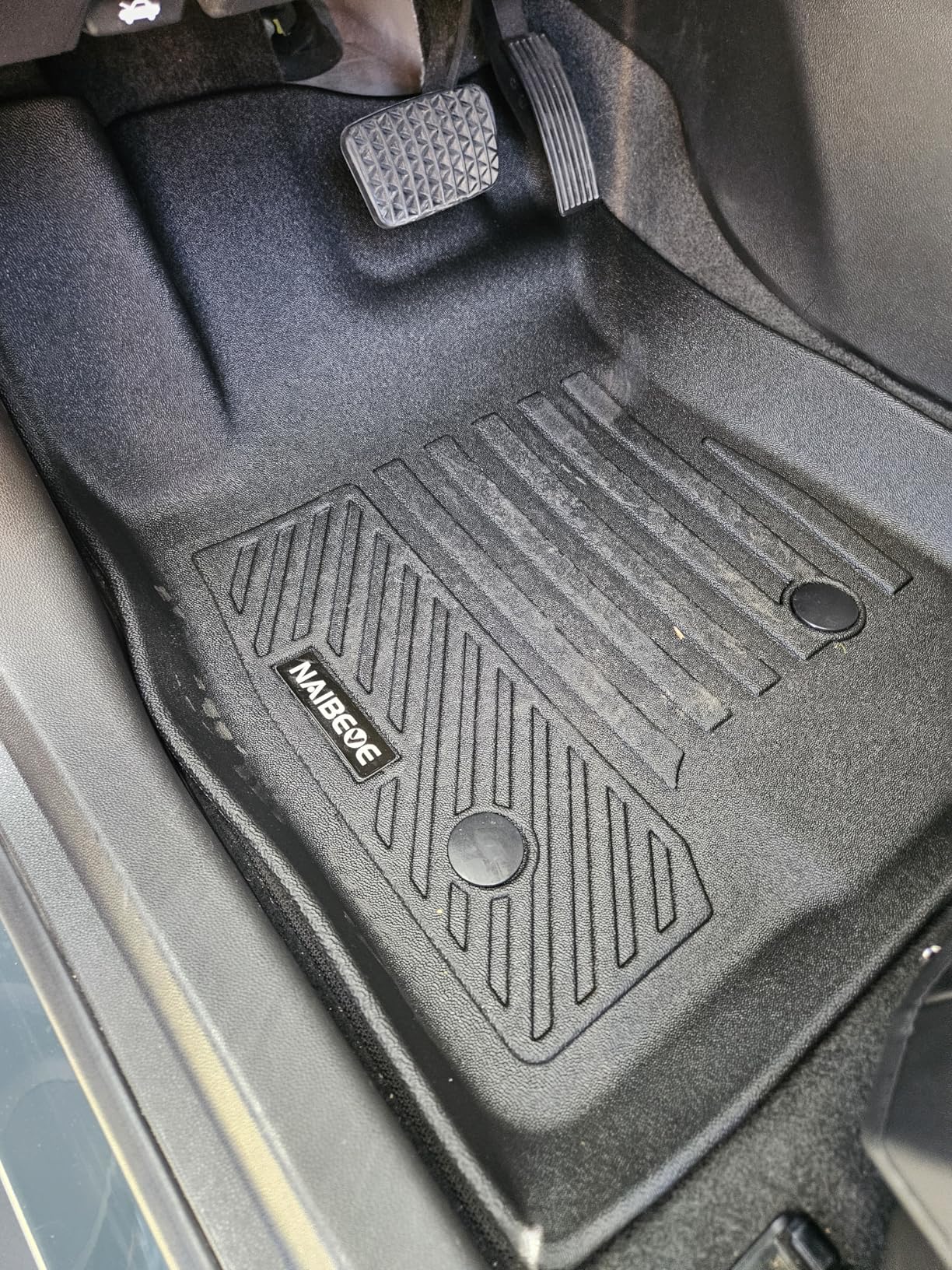 Naibeve Floor Mats for 2021-2023 Hyundai Santa Fe Gas (Not for Hybrid) - All Weather Custom Fit Floor Mats & Cargo Mat & Backrest Mats Waterproof customer photo 1