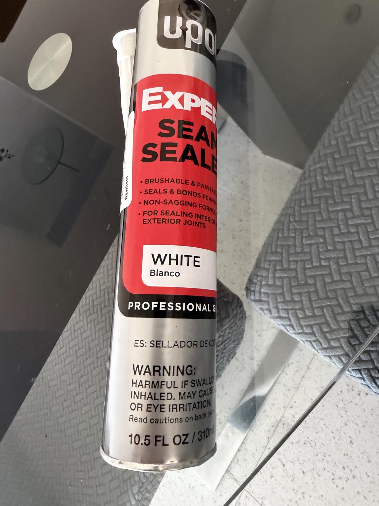 U-Pol Expert Seam Sealer, Automotive Sealant & Adhesive, Paintable, Ideal for Body Panels, Windows & Doors, White, 10.5 oz customer photo 2