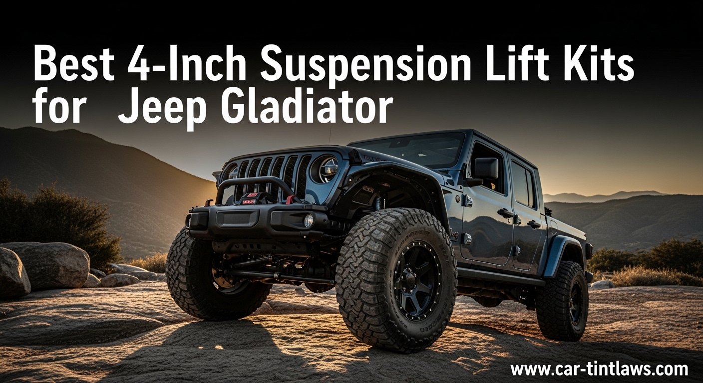 Best 4-Inch Suspension Lift Kits for Jeep Gladiator