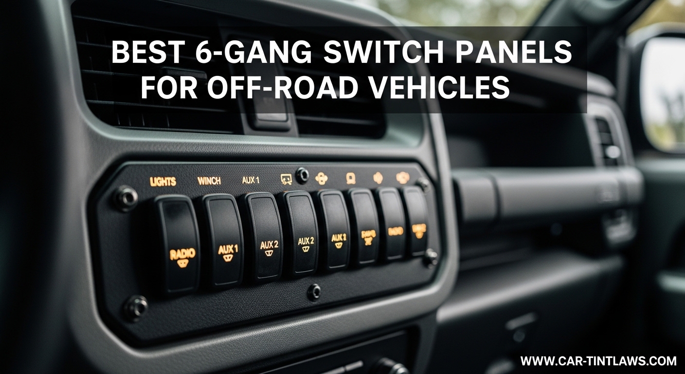Best 6-Gang Switch Panels for Off-Road Vehicles