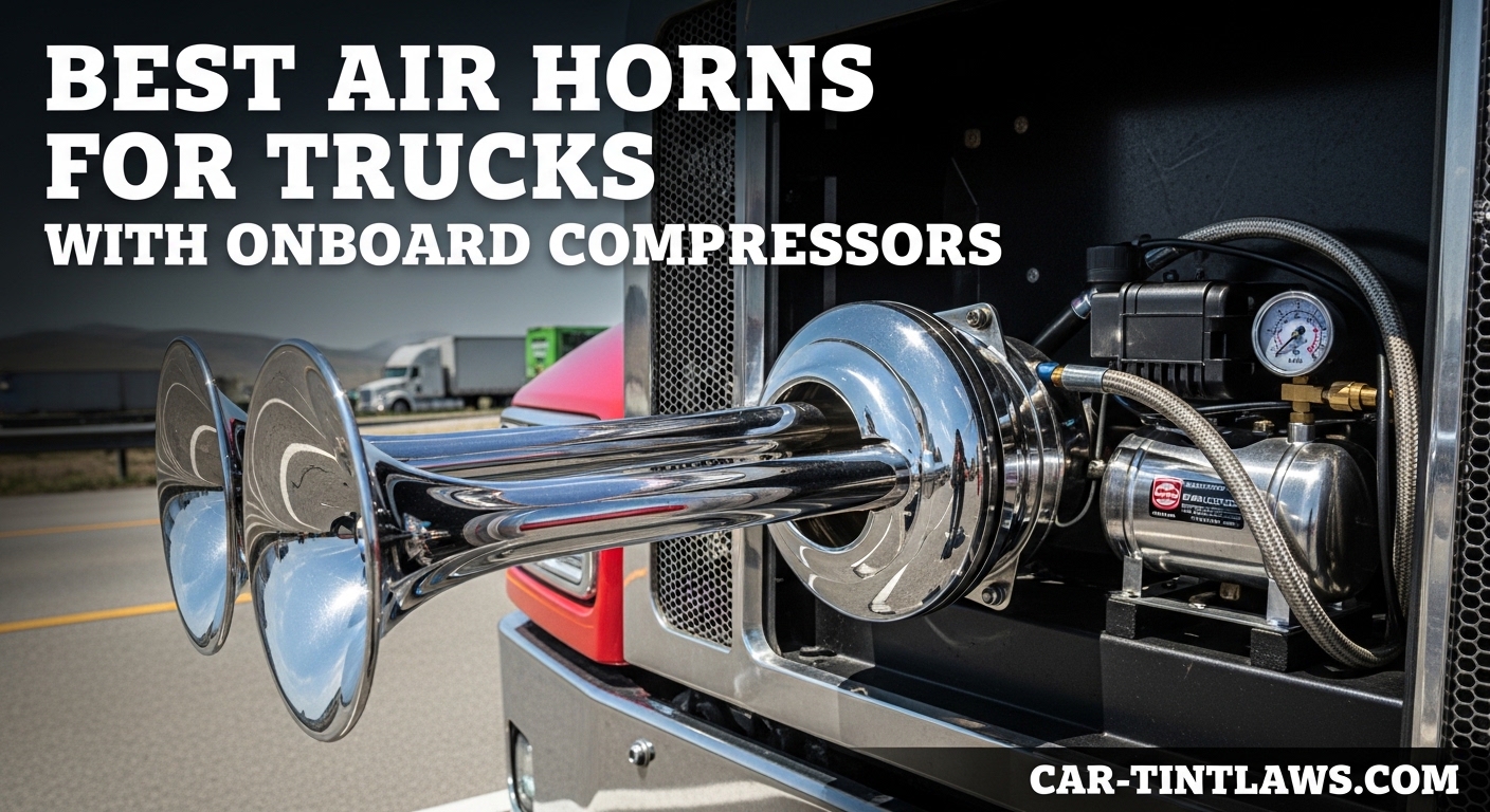 Best Air Horns for Trucks with Onboard Compressors
