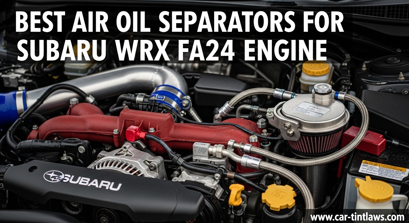 Best Air Oil Separators for Subaru WRX FA24 Engine
