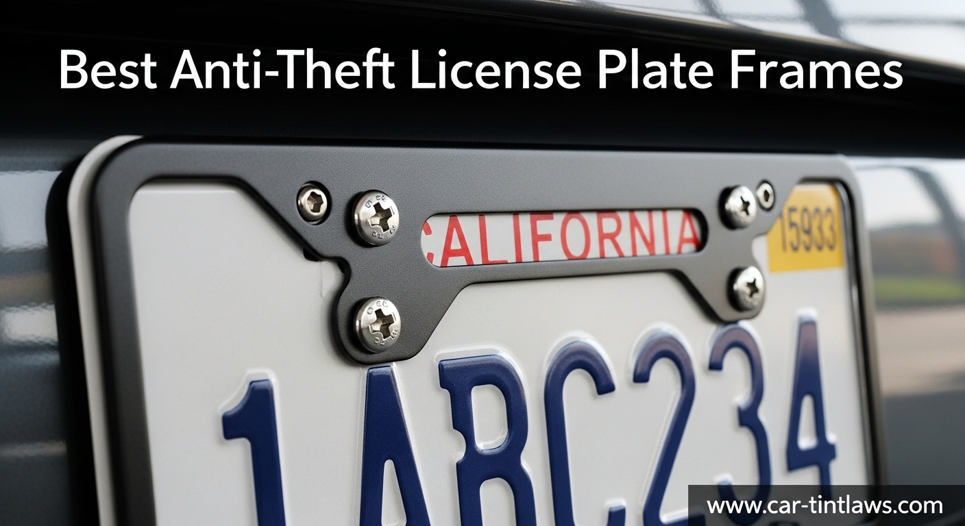 Best Anti-Theft License Plate Frames