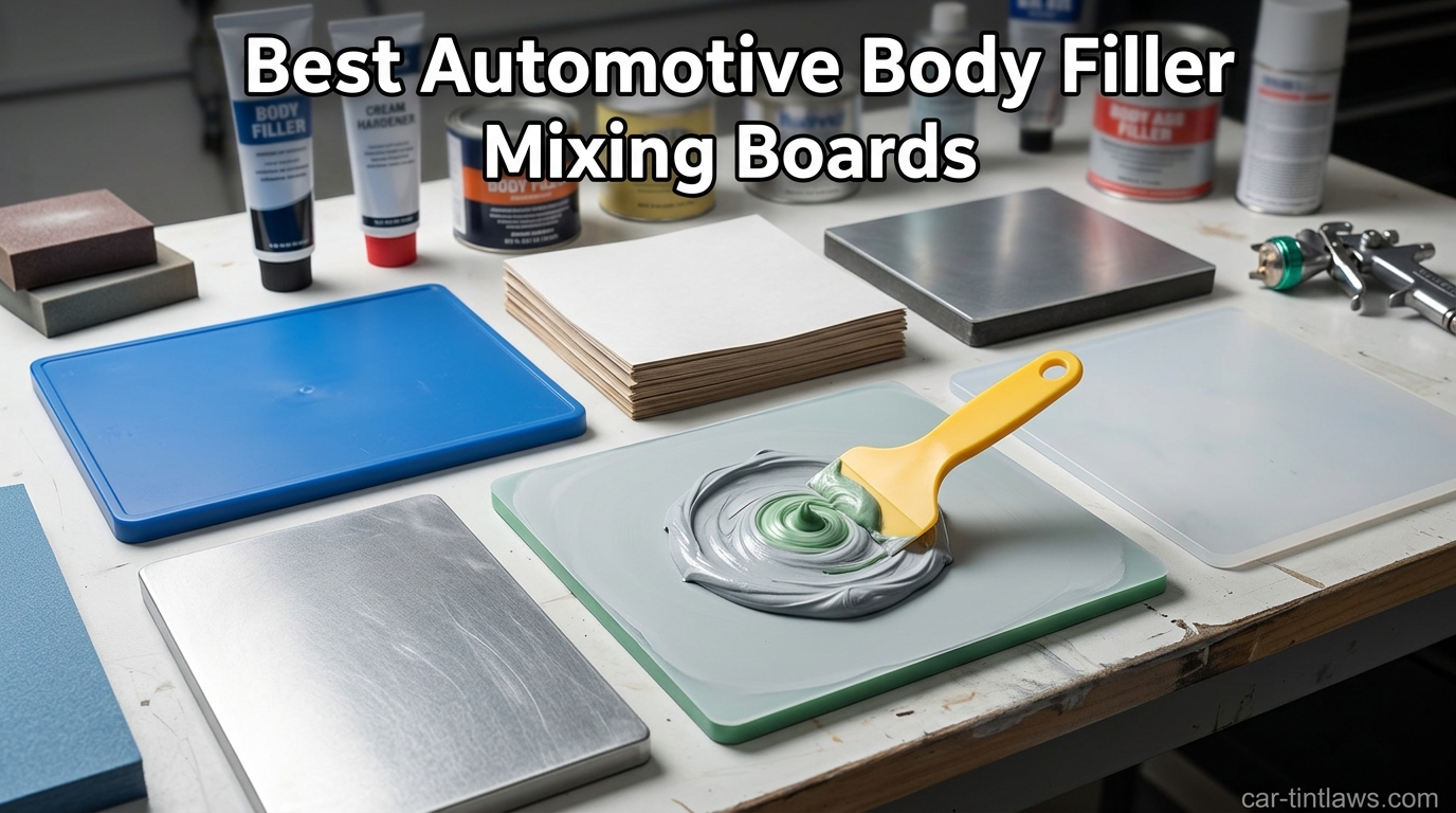 Best Automotive Body Filler Mixing Boards