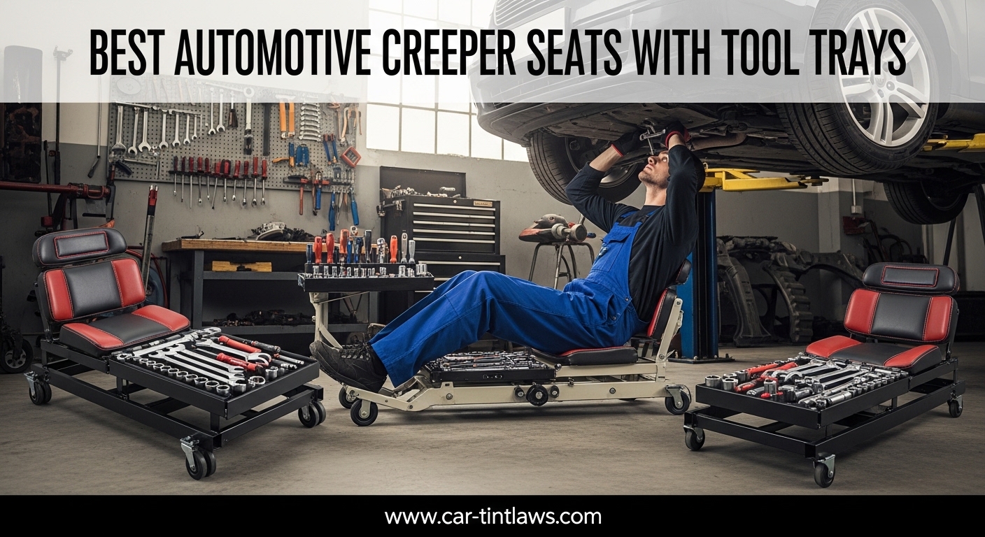 Best Automotive Creeper Seats with Tool Trays