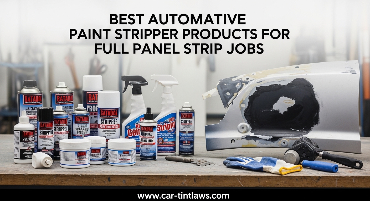 Best Automotive Paint Stripper Products for Full Panel Strip Jobs