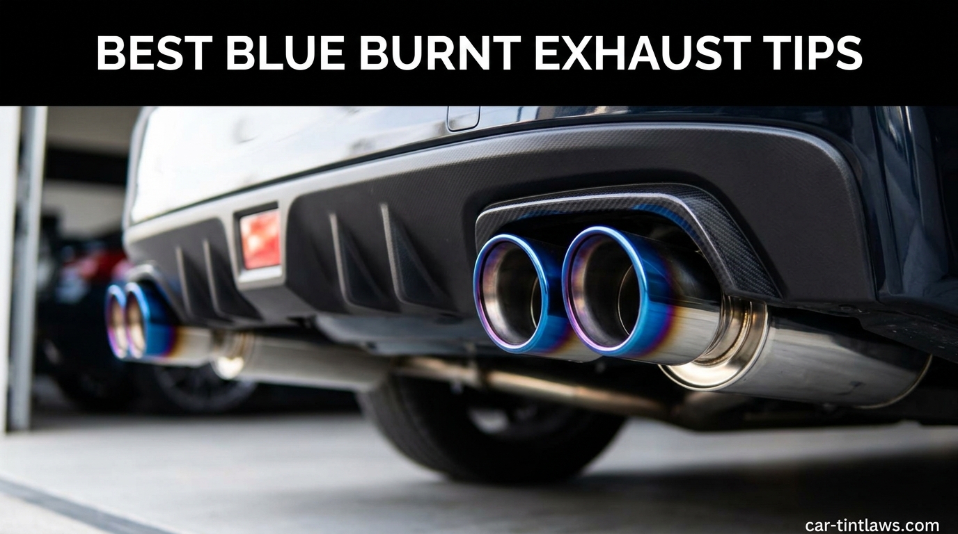 Best Blue Burnt Exhaust Tips