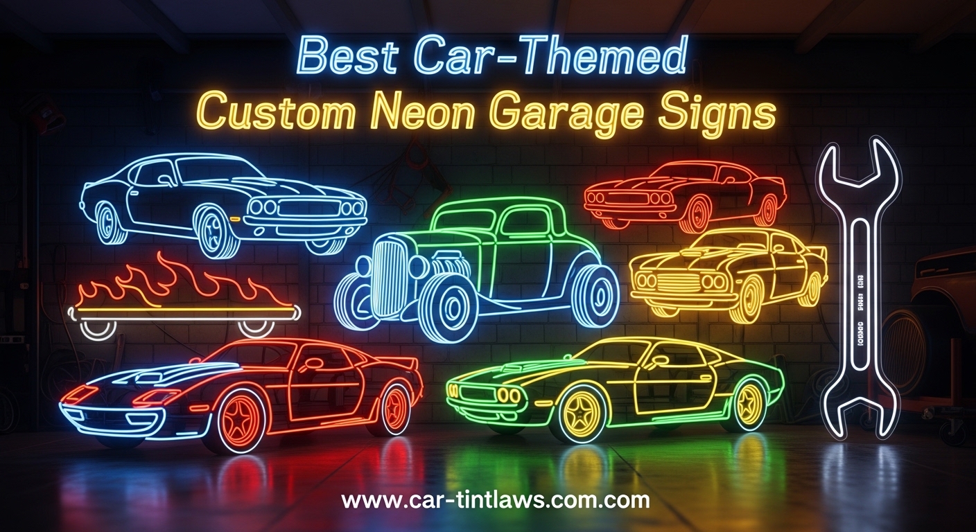 Best Car-Themed Custom Neon Garage Signs