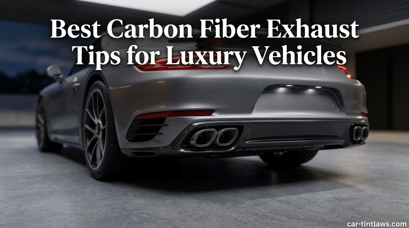 Best Carbon Fiber Exhaust Tips for Luxury Vehicles