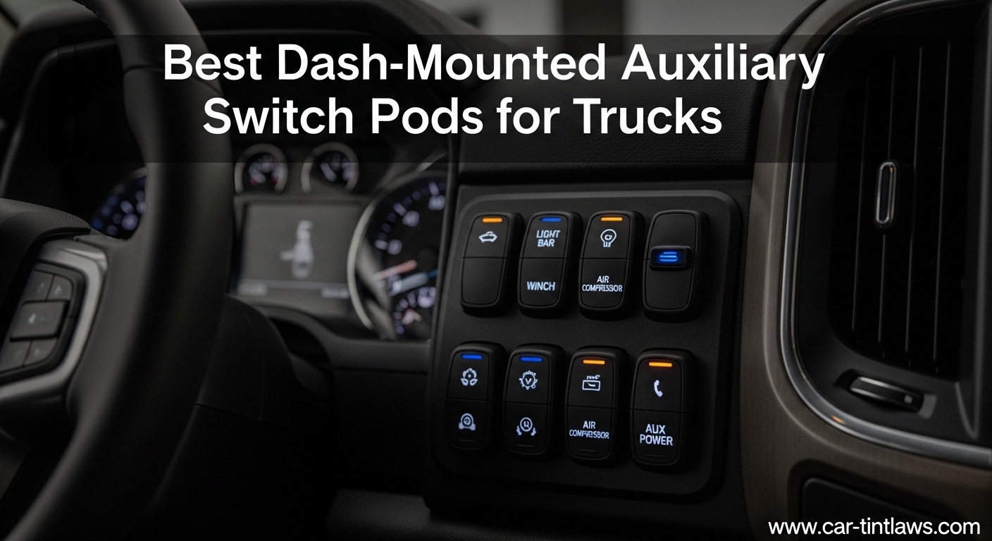 Best Dash-Mounted Auxiliary Switch Pods for Trucks