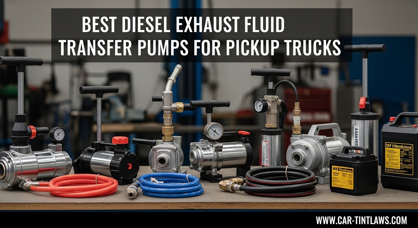 Best Diesel Exhaust Fluid Transfer Pumps for Pickup Trucks