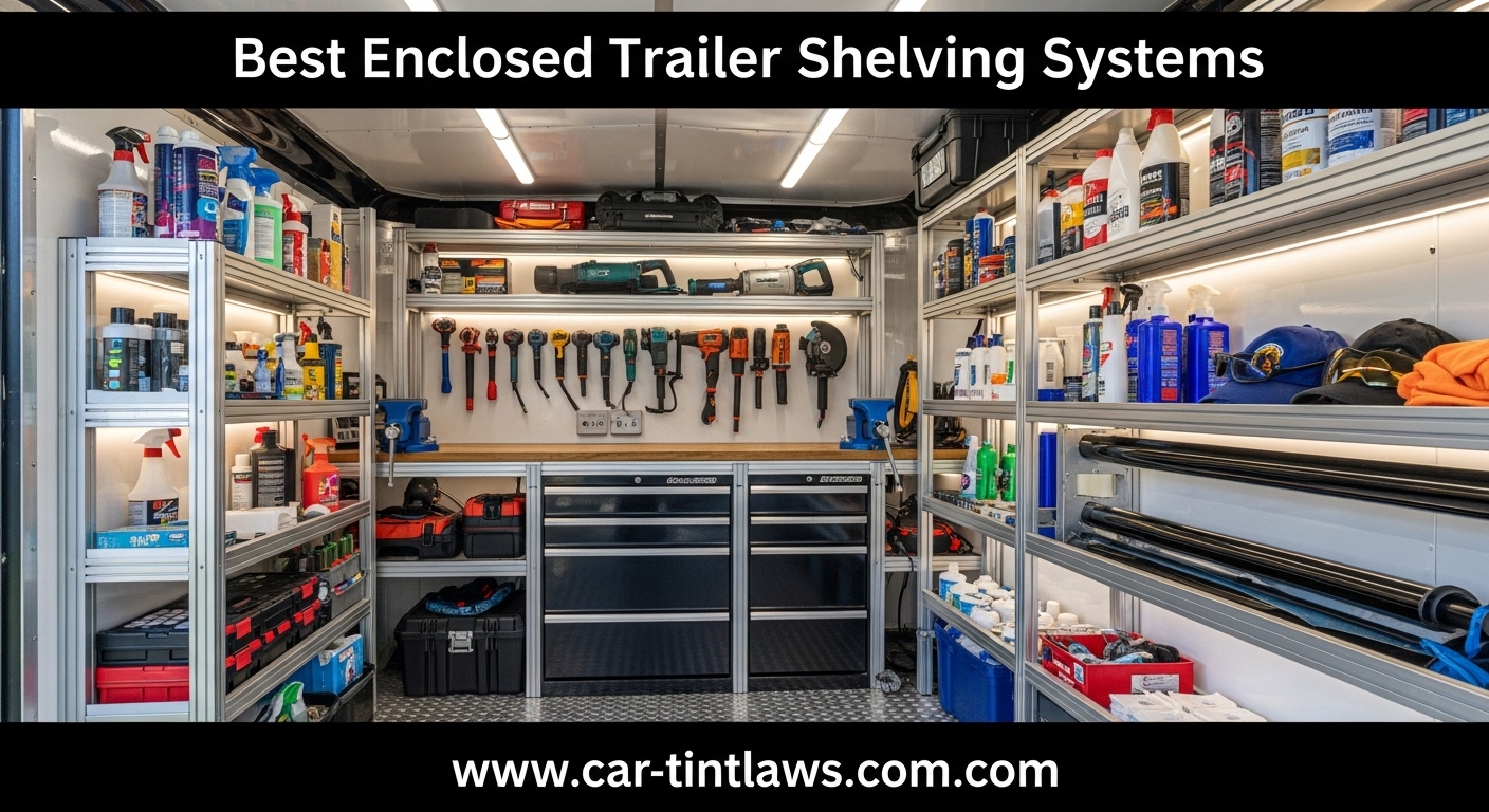 Best Enclosed Trailer Shelving Systems