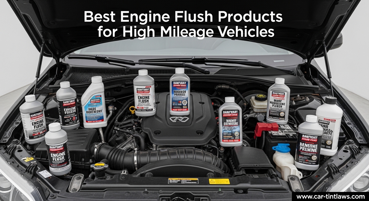Best Engine Flush Products for High Mileage Vehicles
