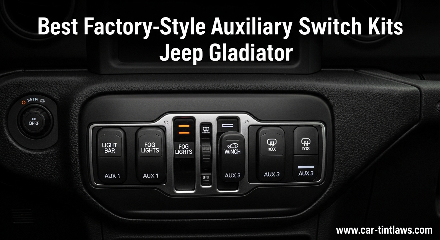 Best Factory-Style Auxiliary Switch Kits Jeep Gladiator