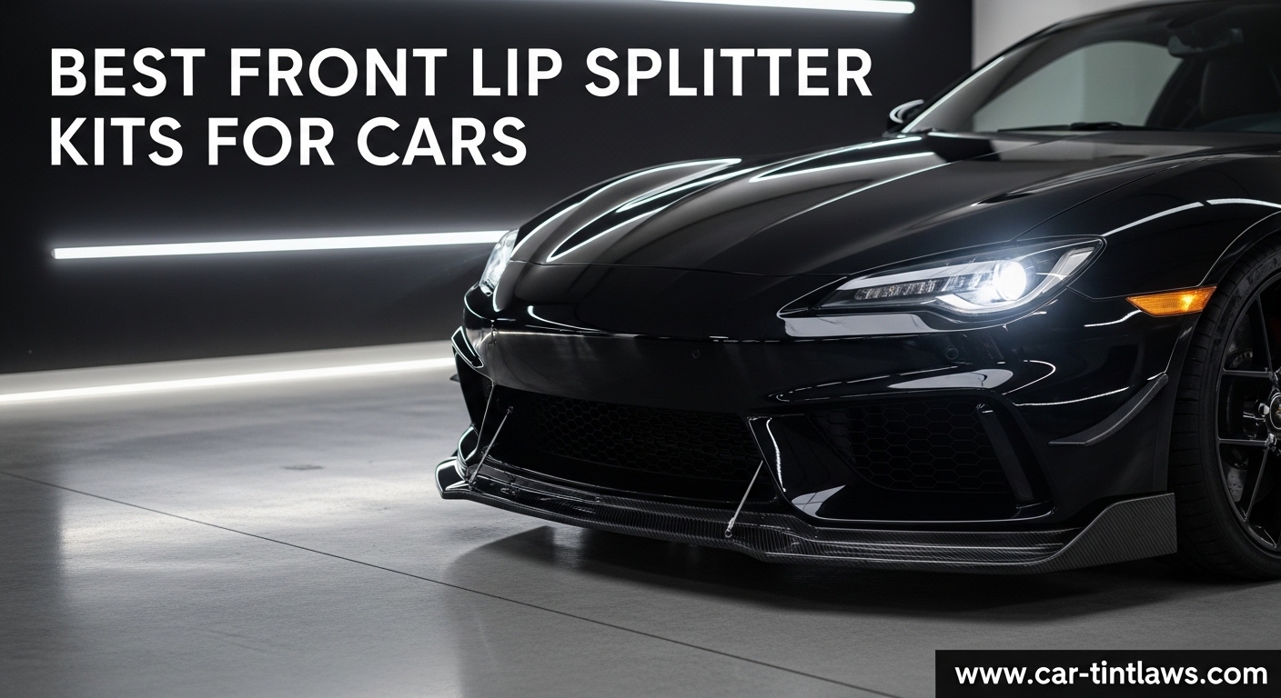 Best Front Lip Splitter Kits for Cars