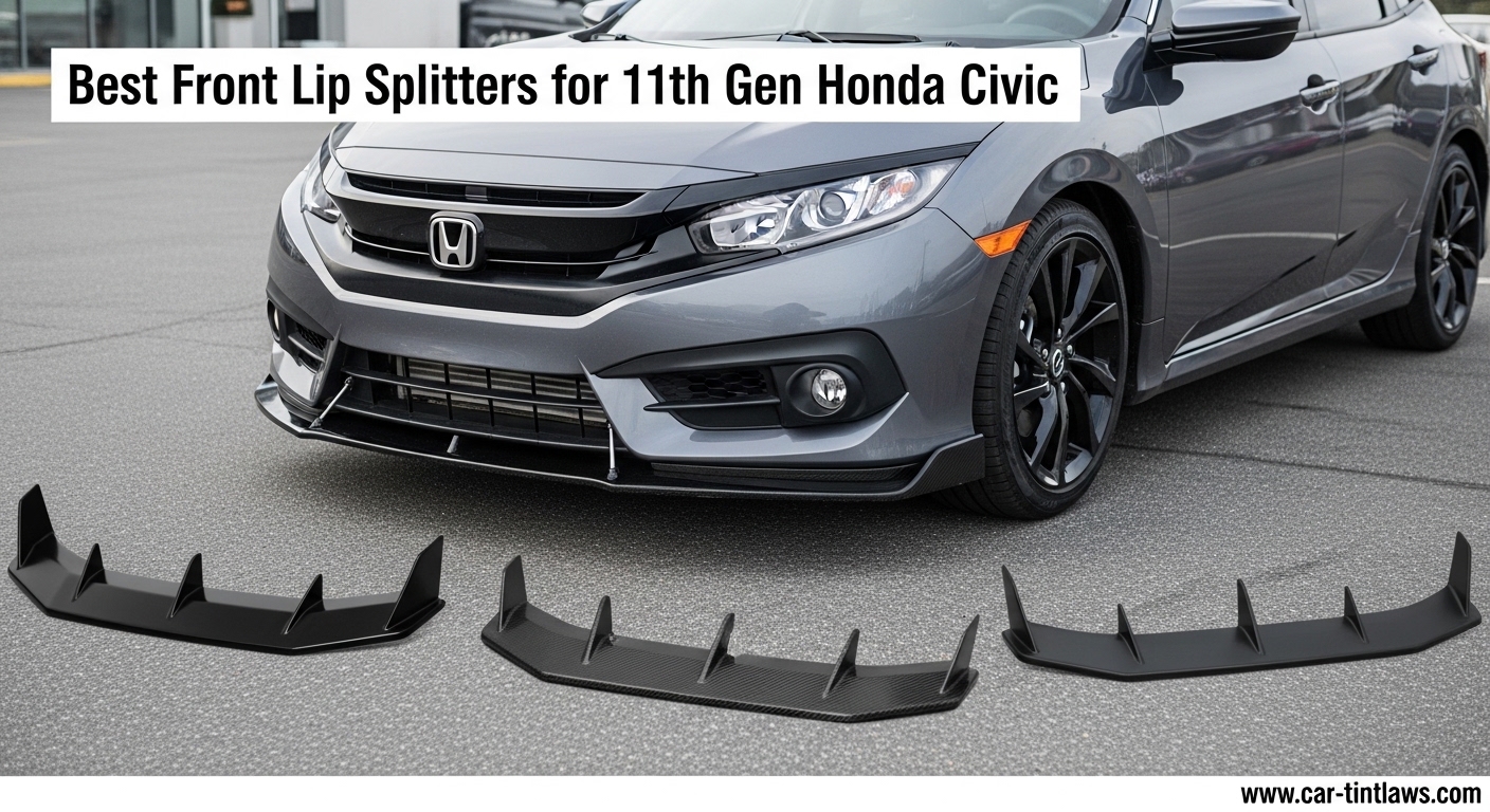 Best Front Lip Splitters for 11th Gen Honda Civic