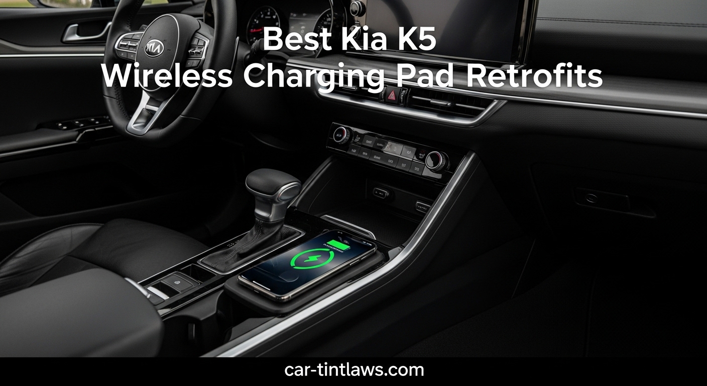 Best Kia K5 Wireless Charging Pad Retrofits